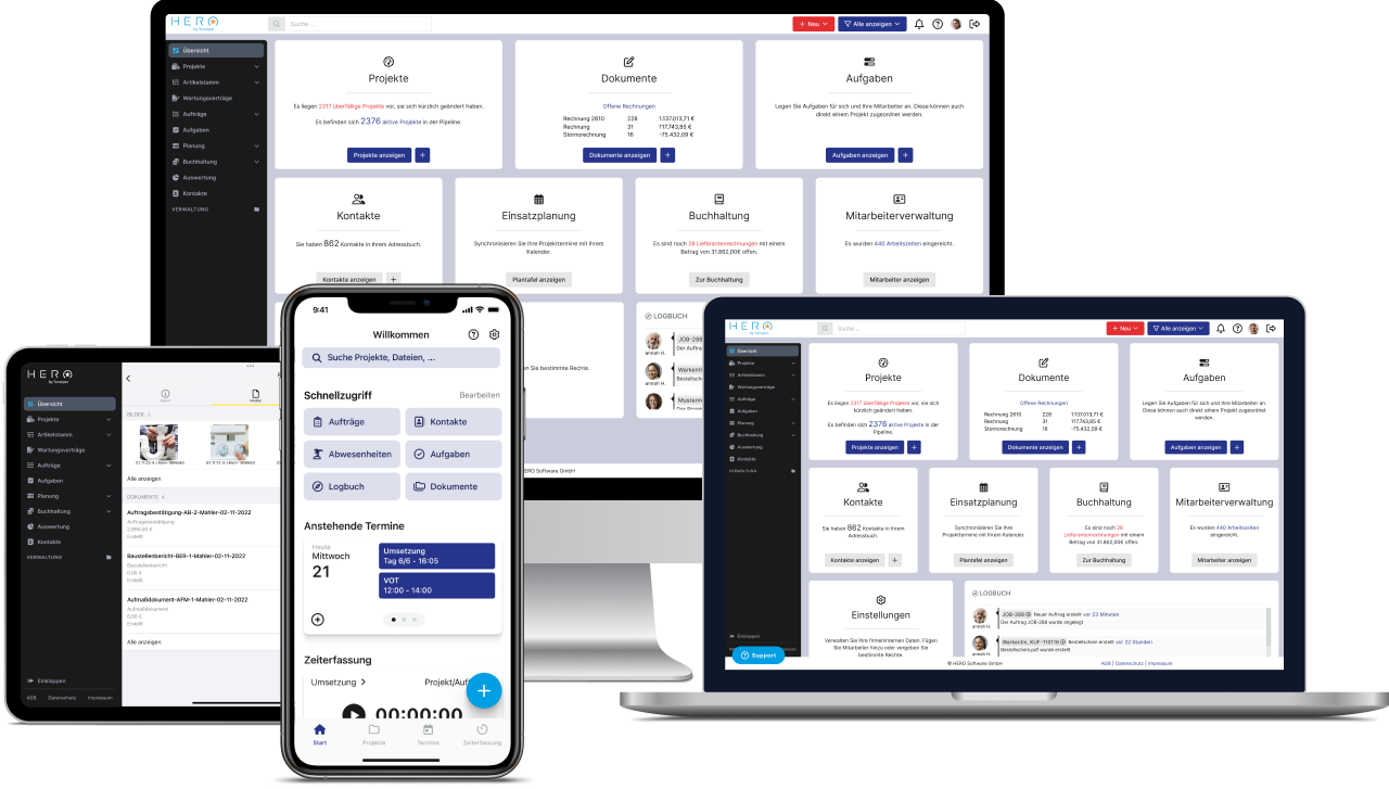 Bild: Testen Sie Sonepar-HERO 30 Tage kostenlos